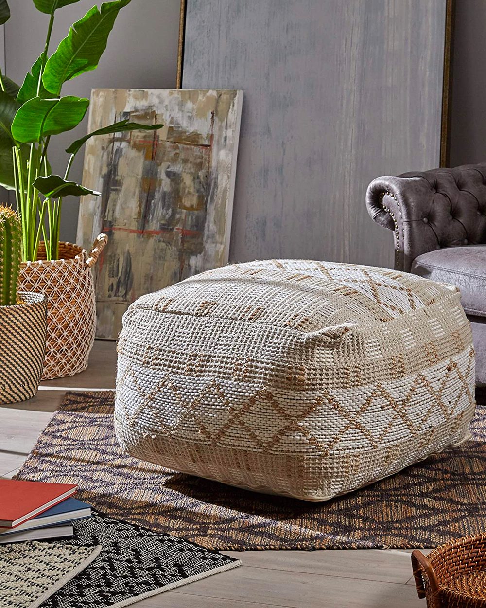 Riarevt Unstuffed Pouf